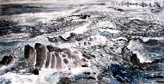 著名画家刘国良山水画10 著名画家刘国良山水画10