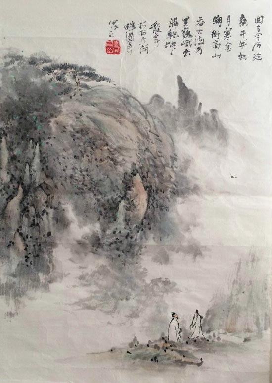著名画家刘国良山水画12 著名画家刘国良山水画12