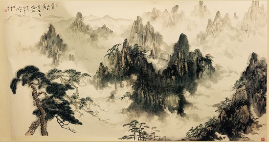 著名画家刘国良山水画17 著名画家刘国良山水画17
